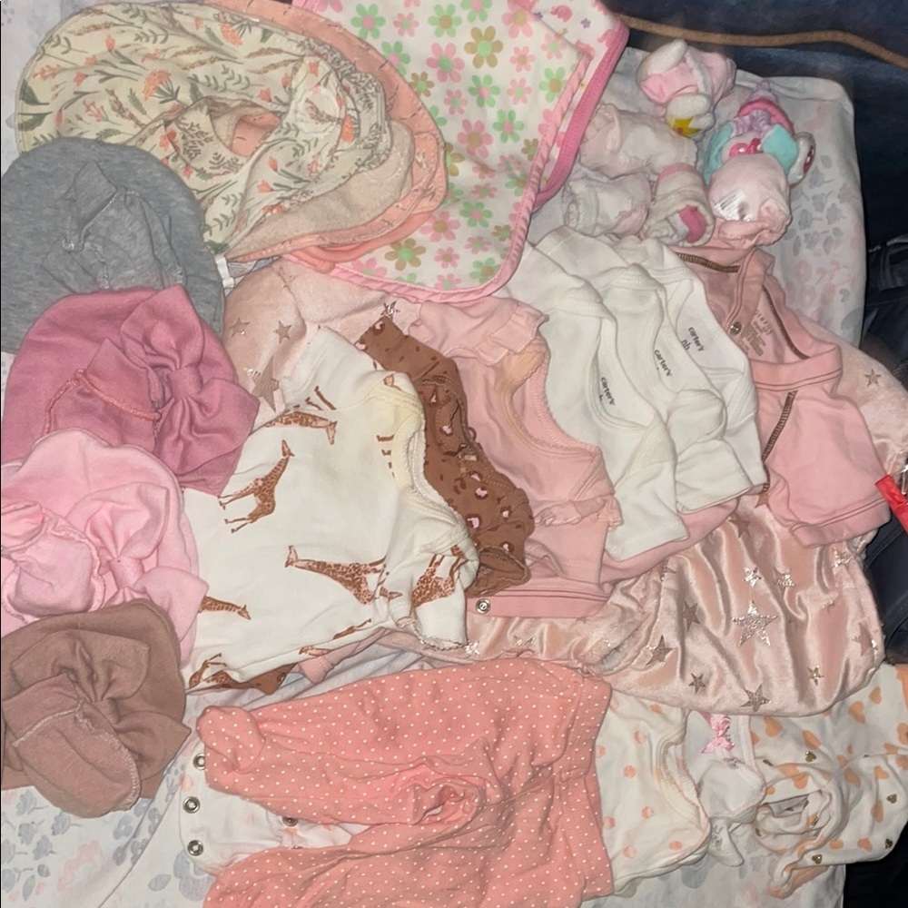 Carter's Kids Matching Sets - Pink, White, Brown